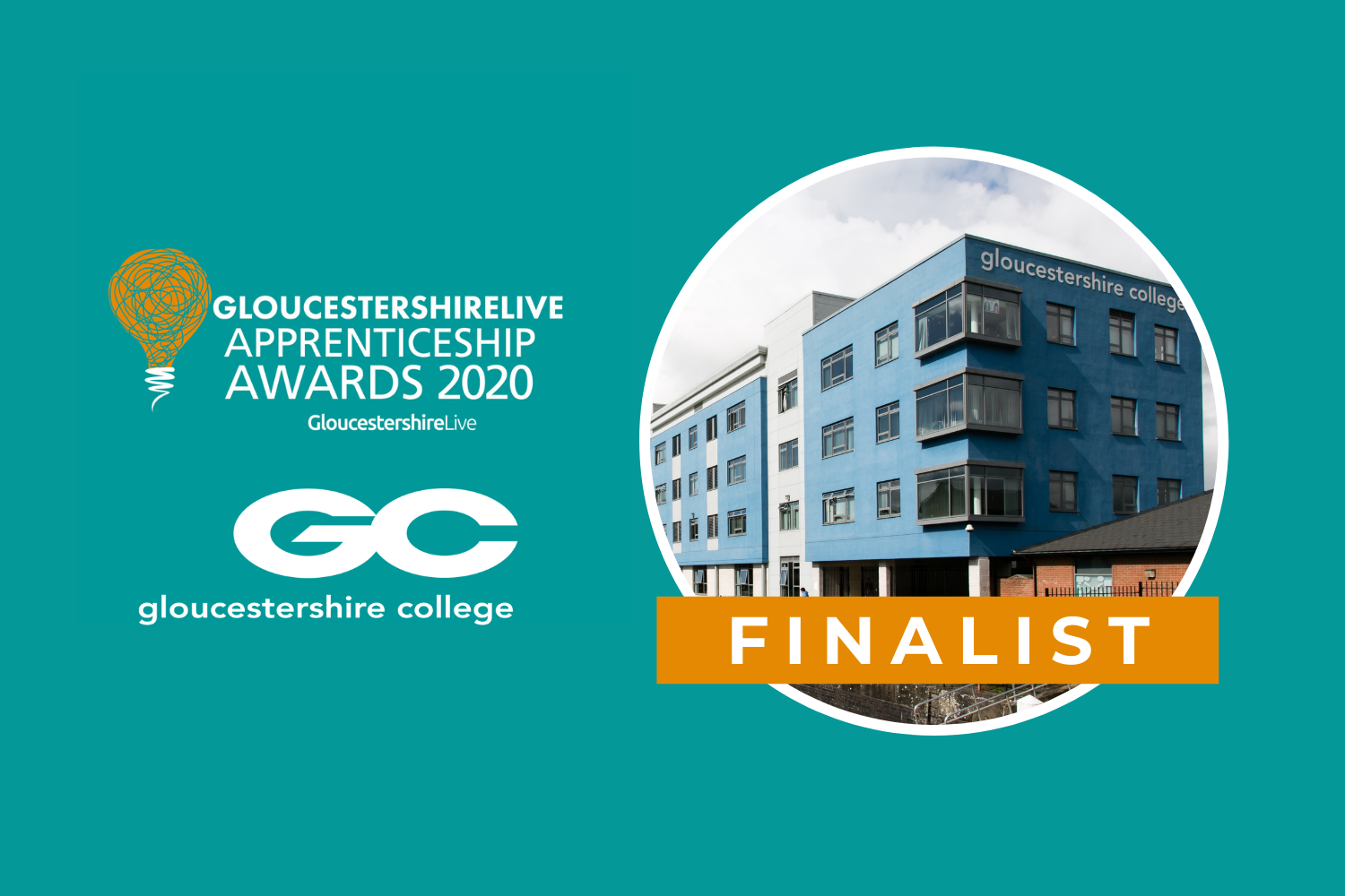 Gloucestershire College is a proud finalist for Apprenticeship Training Provider of the Year 2020